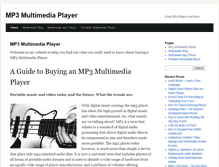 Tablet Screenshot of mp3multimediaplayer.com